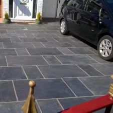 Factory Direct Sale Natural Basalt Paving Prices Patio Paver Stones Black Slate